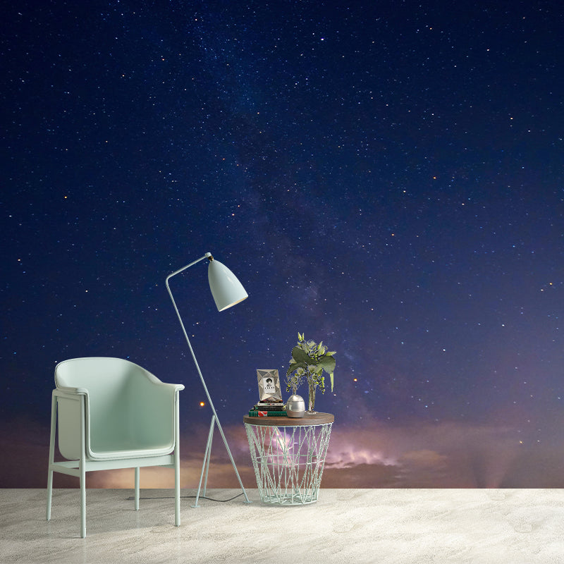 Sci-Fi Astronomy Wall Mural Wallpaper Stain Resistant Wall Decor for Room