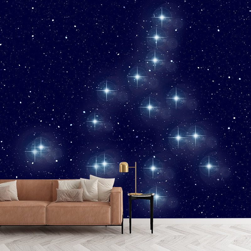Sci-Fi Astronomy Wall Mural Wallpaper Stain Resistant Wall Decor for Bedroom