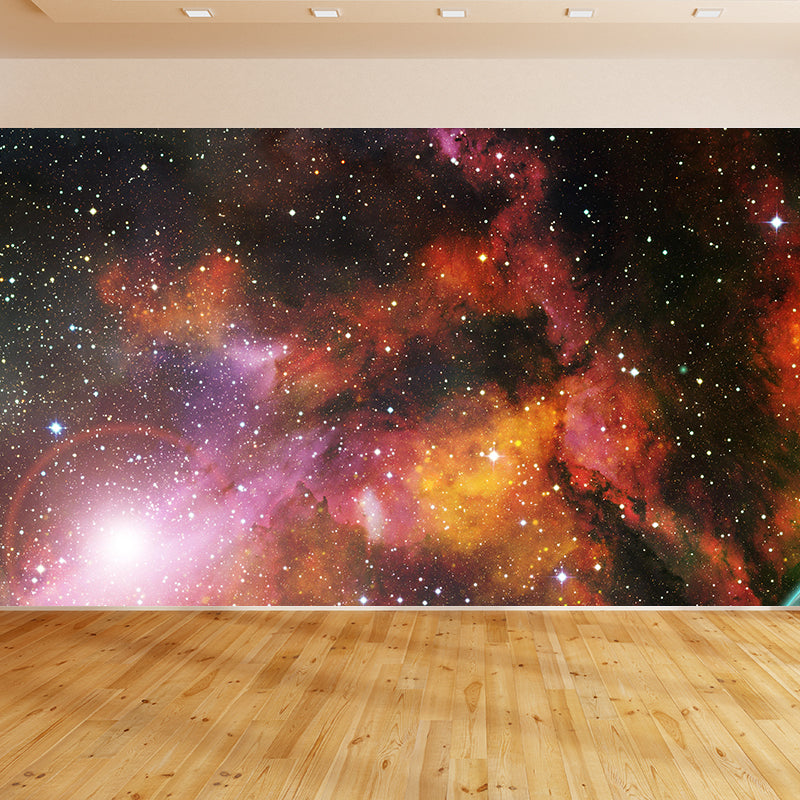 Universe Wall Mural Wallpaper Sci-Fi Style Wall Covering for Sitting Room Decor