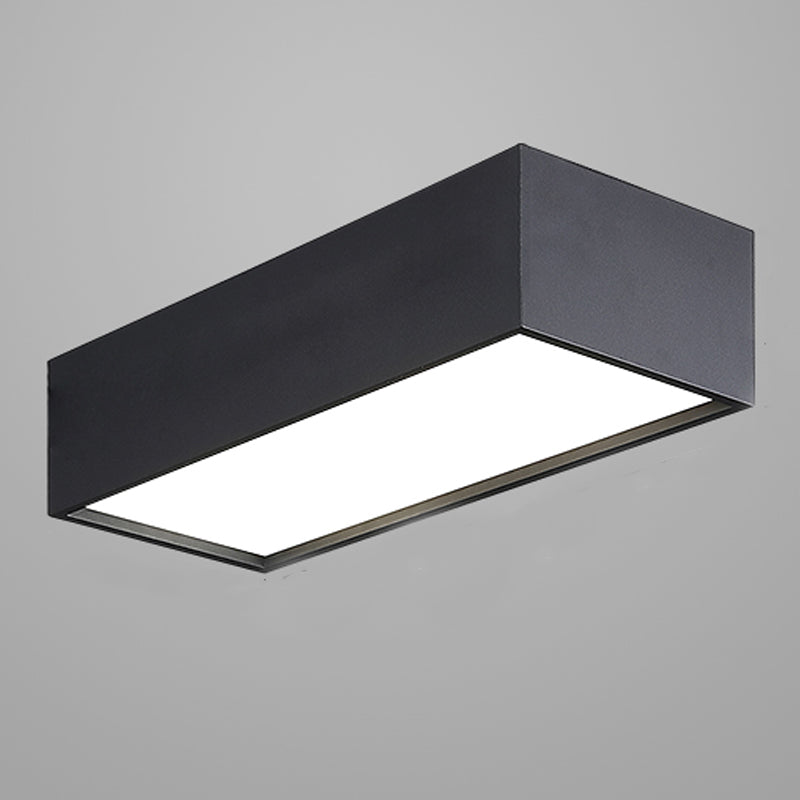 Lampada da soffitto geometrica acrilica LED in ferro laccato di semplicità moderna per corridoio