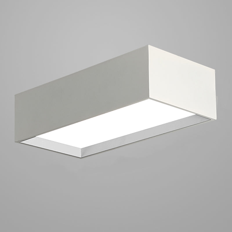 Lampada da soffitto geometrica acrilica LED in ferro laccato di semplicità moderna per corridoio