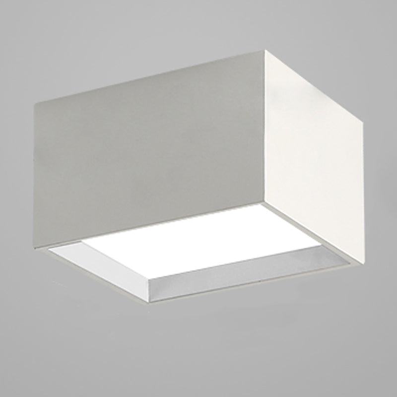 Lampada da soffitto geometrica acrilica LED in ferro laccato di semplicità moderna per corridoio