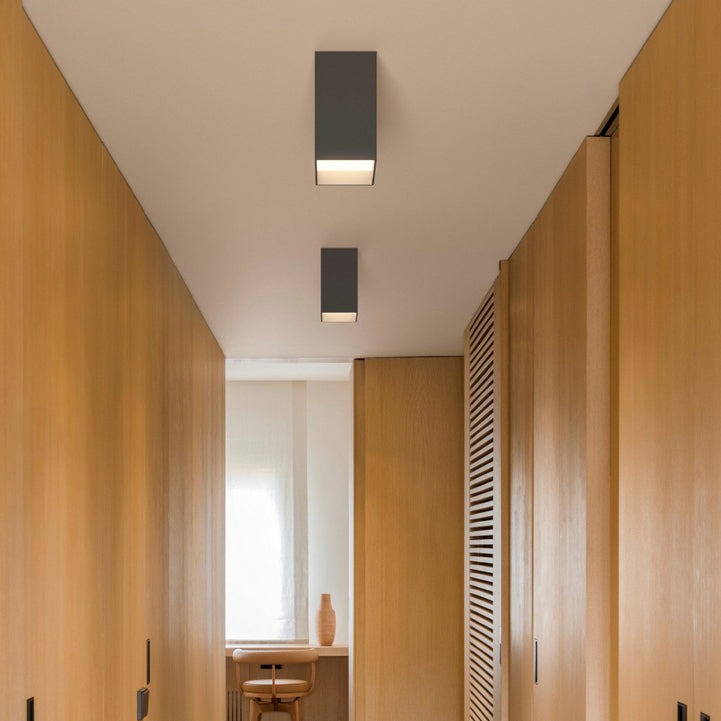 Lampada da soffitto geometrica acrilica LED in ferro laccato di semplicità moderna per corridoio