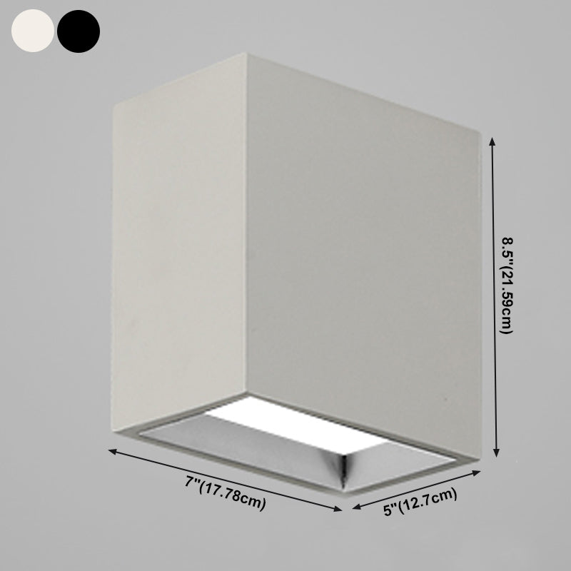 Lampada da soffitto geometrica acrilica LED in ferro laccato di semplicità moderna per corridoio