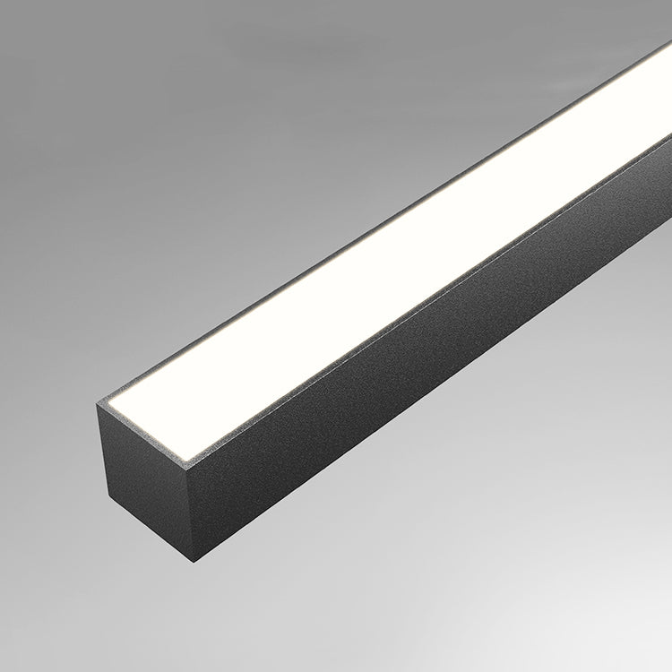 Moderne, beknopte LED-inbouw aluminium lineaire plafondlamp met acrylkap