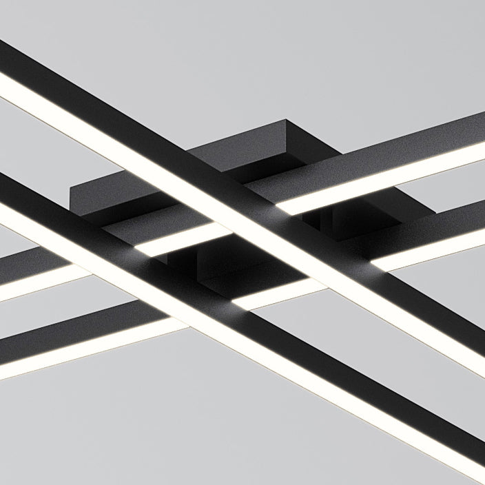 Moderne, beknopte LED-inbouw aluminium lineaire plafondlamp met acrylkap