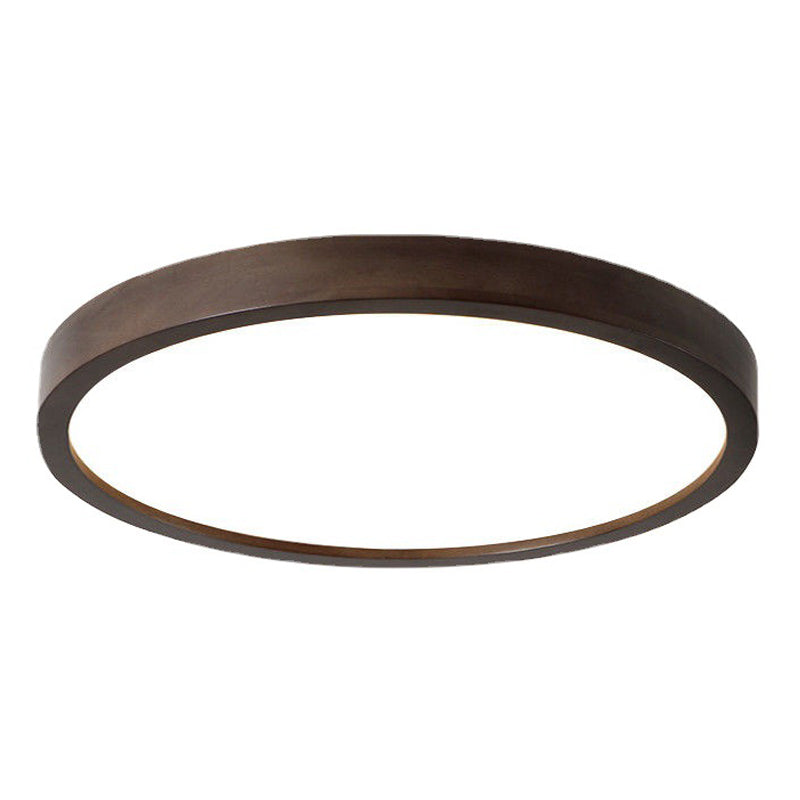 Geometría de la lámpara de techo LED de la lámpara de madera moderna 1 Monte de descarga de luz para el dormitorio de restaurante