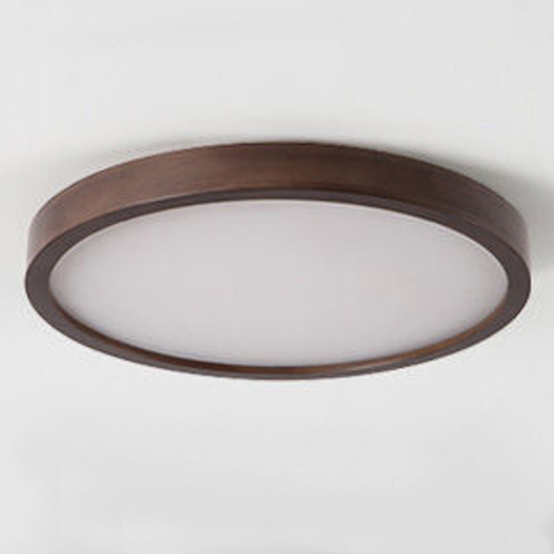 Geometría de la lámpara de techo LED de la lámpara de madera moderna 1 Monte de descarga de luz para el dormitorio de restaurante