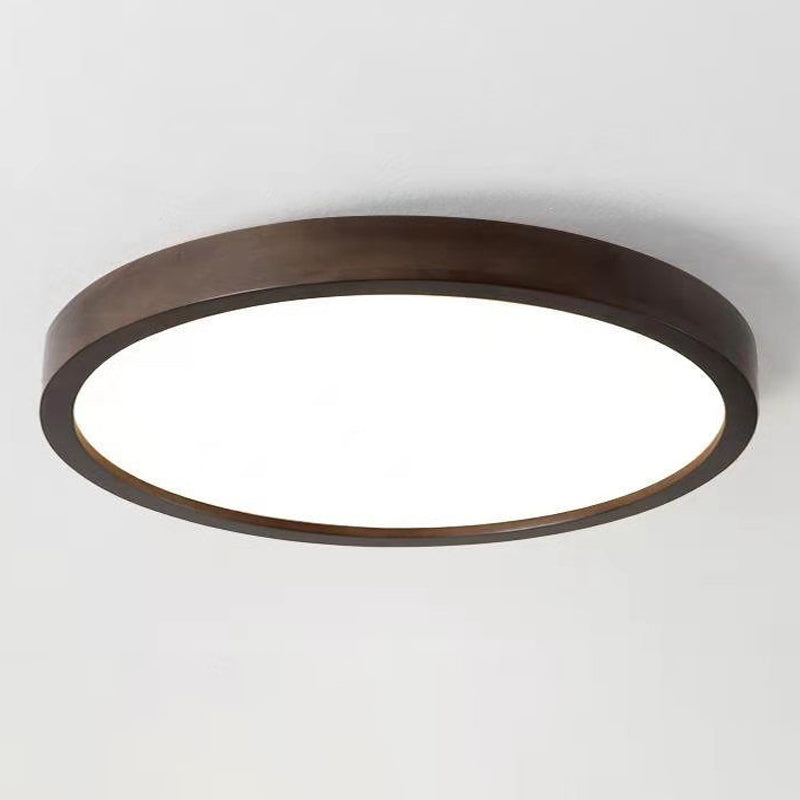 Geometría de la lámpara de techo LED de la lámpara de madera moderna 1 Monte de descarga de luz para el dormitorio de restaurante