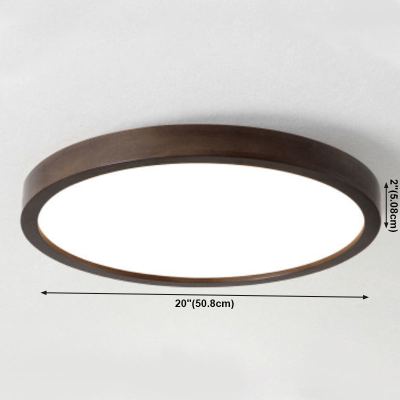 Geometría de la lámpara de techo LED de la lámpara de madera moderna 1 Monte de descarga de luz para el dormitorio de restaurante