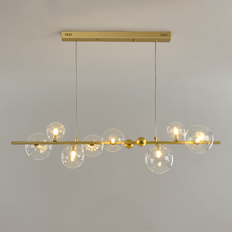 8 Lichtkugel Island Leuchten zeitgenössische Glasanhänger -Leuchten