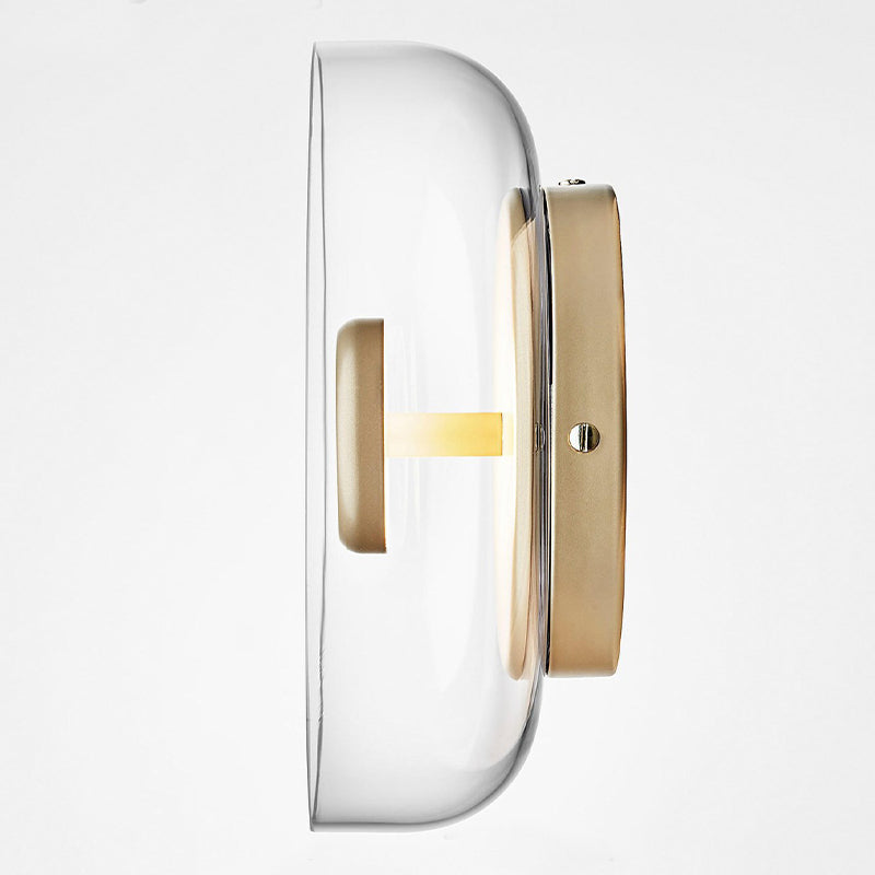 Moderne Style Schüssel LED Wandleuchte Beleuchtung Glas 1 leichte Wandmontagelampe