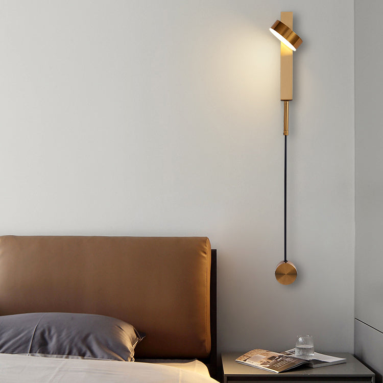 Moderner Stil Geometrischer Wandleuchten Beleuchtung Metall 1 Leichte LED -Wandmontagelampe