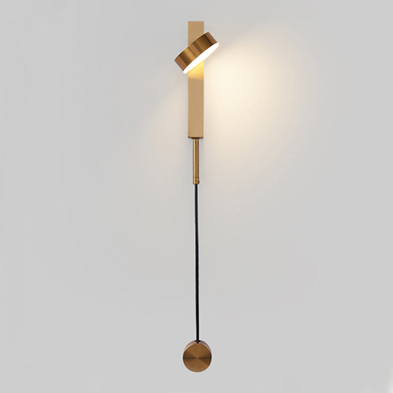 Moderner Stil Geometrischer Wandleuchten Beleuchtung Metall 1 Leichte LED -Wandmontagelampe