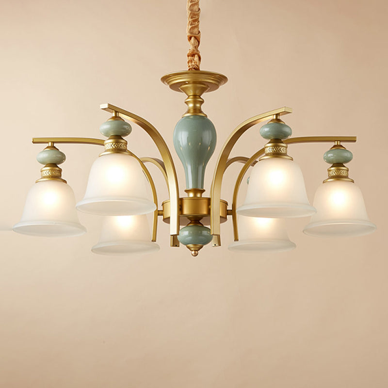 Modern Creative Hanging Pendant Light Glass Geometric Chandelier for Dining Room