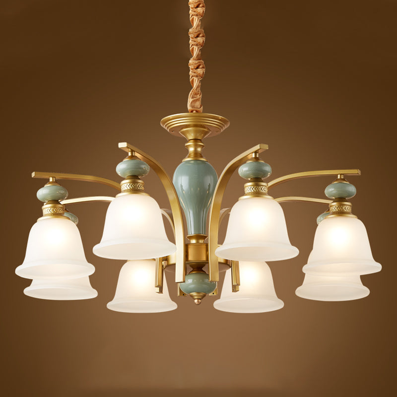 Modern Creative Hanging Pendant Light Glass Geometric Chandelier for Dining Room
