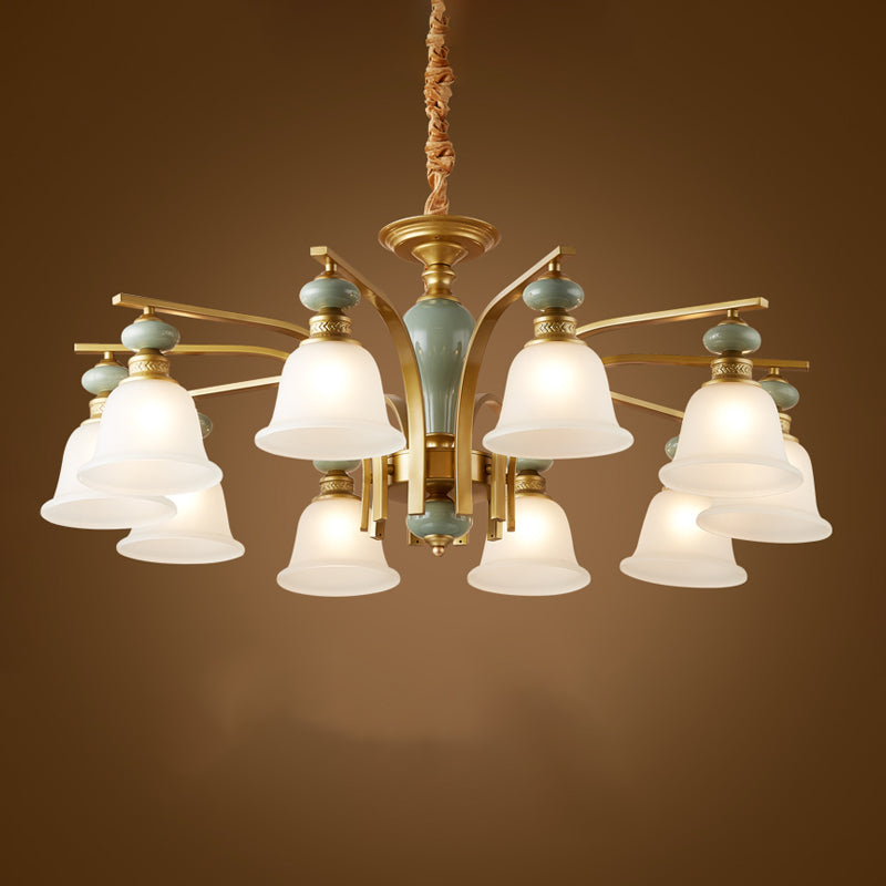 Modern Creative Hanging Pendant Light Glass Geometric Chandelier for Dining Room
