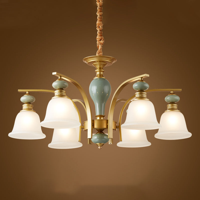 Modern Creative Hanging Pendant Light Glass Geometric Chandelier for Dining Room