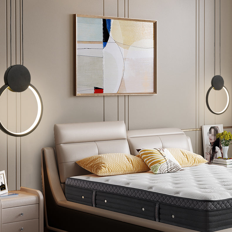 Silikon Schwarz LED Hängende Lampe im modernen künstlerischen Stil Aluminium Linear Anhänger Licht für Schlafzimmer