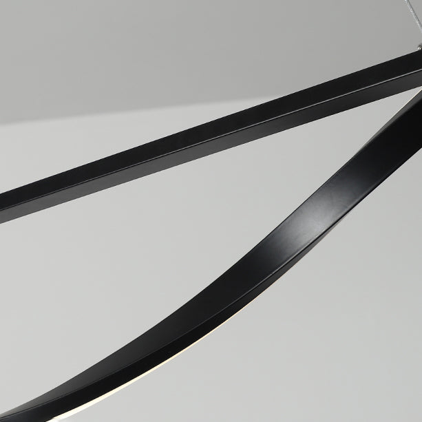 Modern Style Linear Shape Island Light Metal 1 Light Island Lighting Fixture