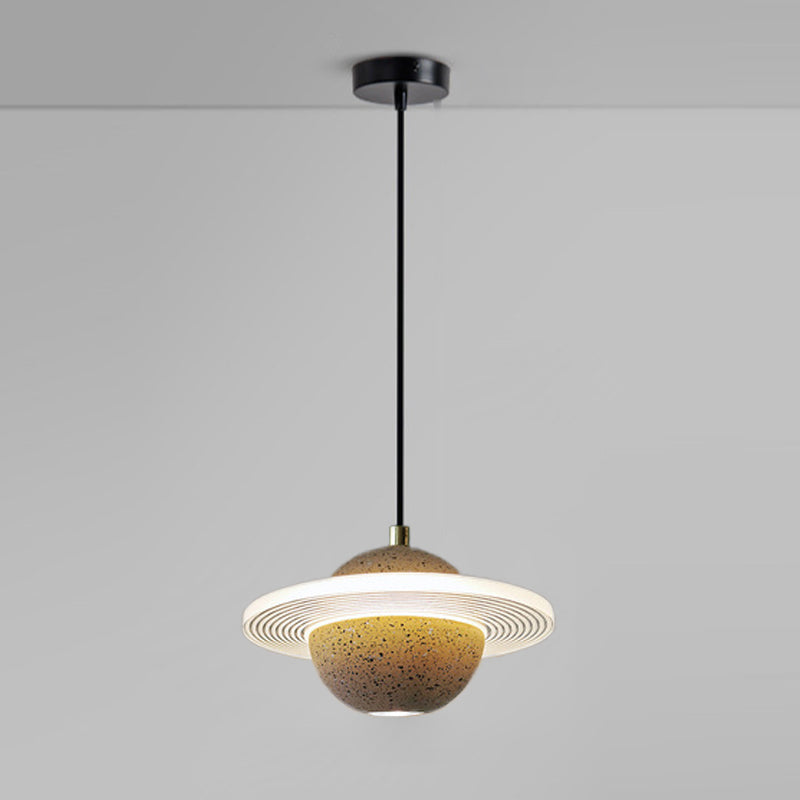 Globe minimalisme stijl hangende lamp enkele lichte stenen hanger lamp armatuur