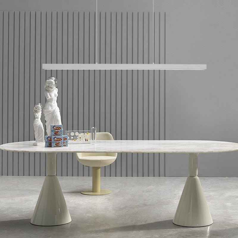 Nordic Modern Hanging Lightture Room Dining Room LED simple rectangle Pendant Lumière