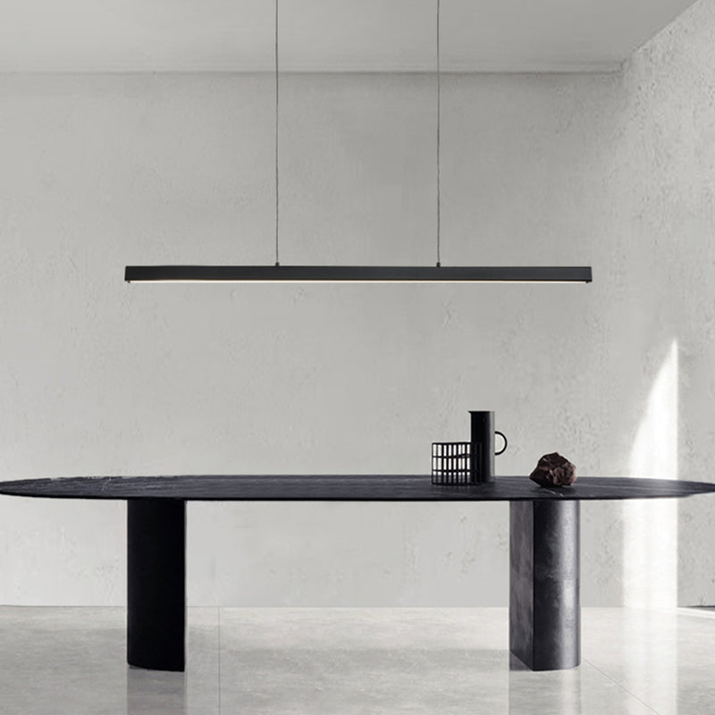 Nordic Modern Hanging Lightture Room Dining Room LED simple rectangle Pendant Lumière