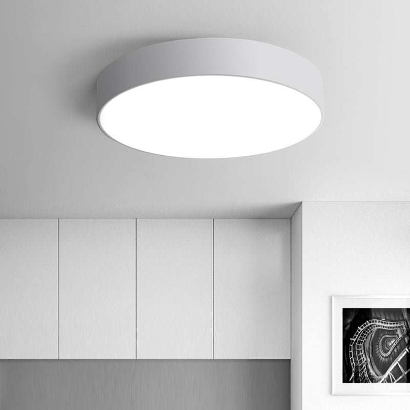 Modern LED Flush Mount Light Simple Ceiling Lamp with Acrylic Shade for Bedroom
