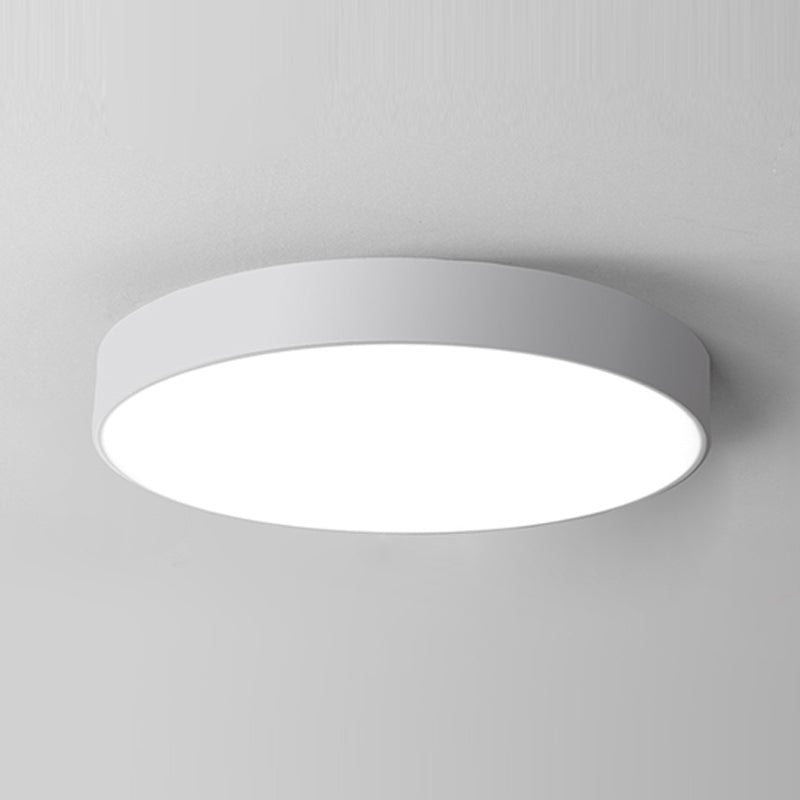 Lámpara de techo simple con luz LED empotrada moderna con pantalla acrílica para dormitorio