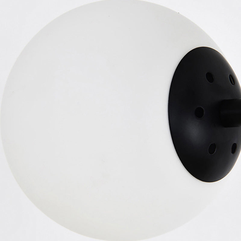 Modern Wood Chandelier Lighting Fixtures Multi-Head Globe Suspension Light for Living Room