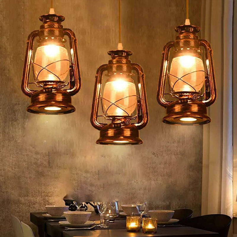 Lampada industriale IMPLICAZIONE VINTAGE METALE 1 PENDANTI INFERMIGLIO LIGHT