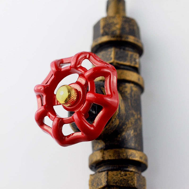 Water Pipe Suspension Light Industrial Hanging Light for Restaurant Bar Counter