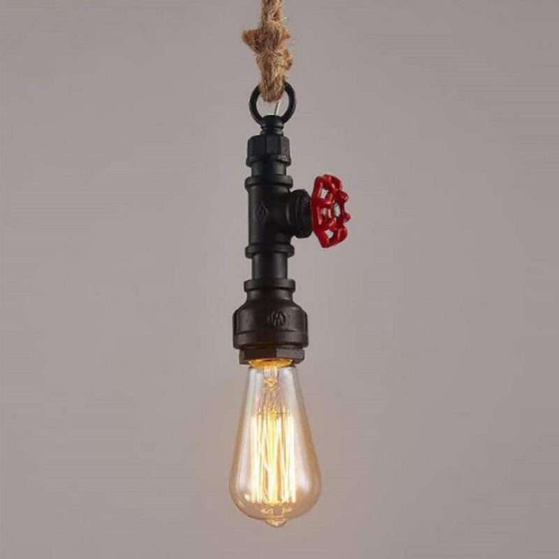 Water Pipe Suspension Light Industrial Hanging Light for Restaurant Bar Counter
