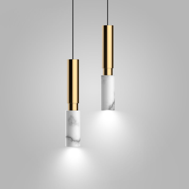 Pendre en pierre géométrique Light Modern Style Hanging Light pour le salon