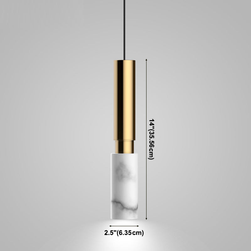 Pendre en pierre géométrique Light Modern Style Hanging Light pour le salon