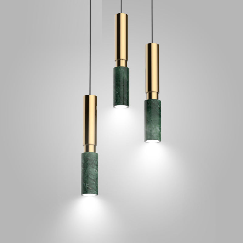 Pendre en pierre géométrique Light Modern Style Hanging Light pour le salon