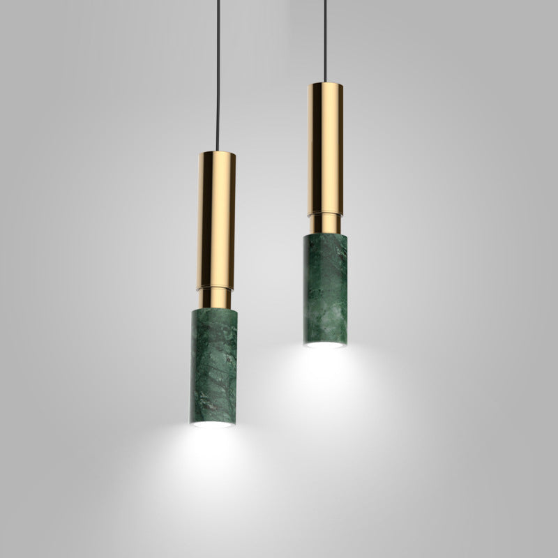 Pendre en pierre géométrique Light Modern Style Hanging Light pour le salon