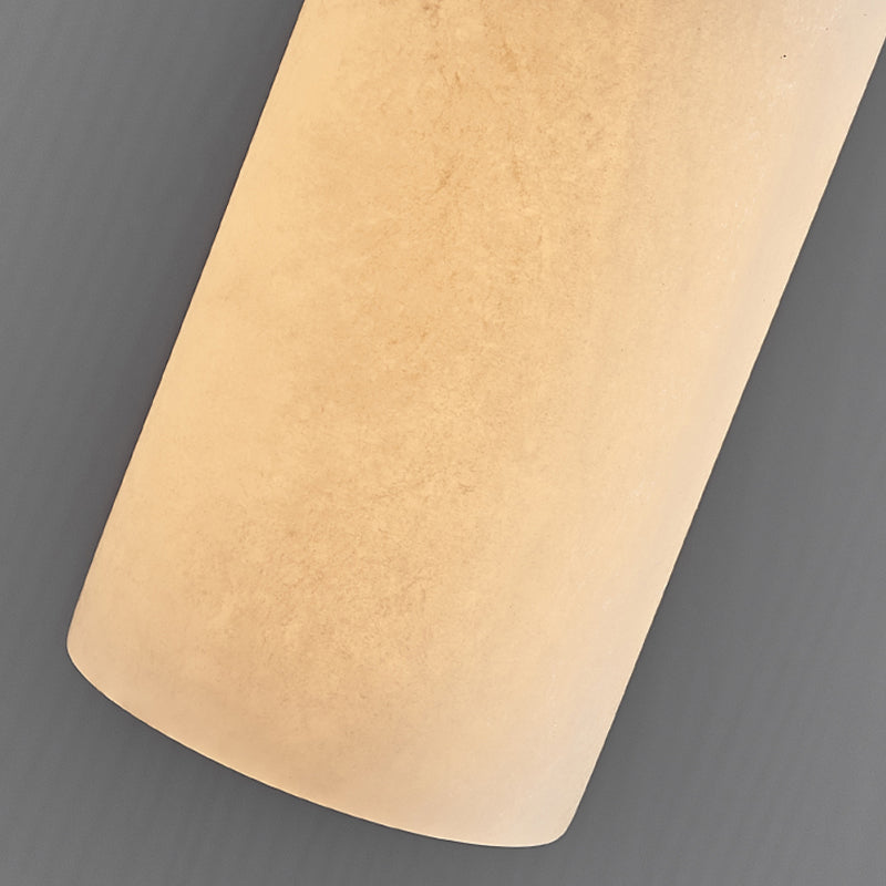 Moderner Stil Anhänger Lichtzylinderstein hängen Licht in Weiß für Bett