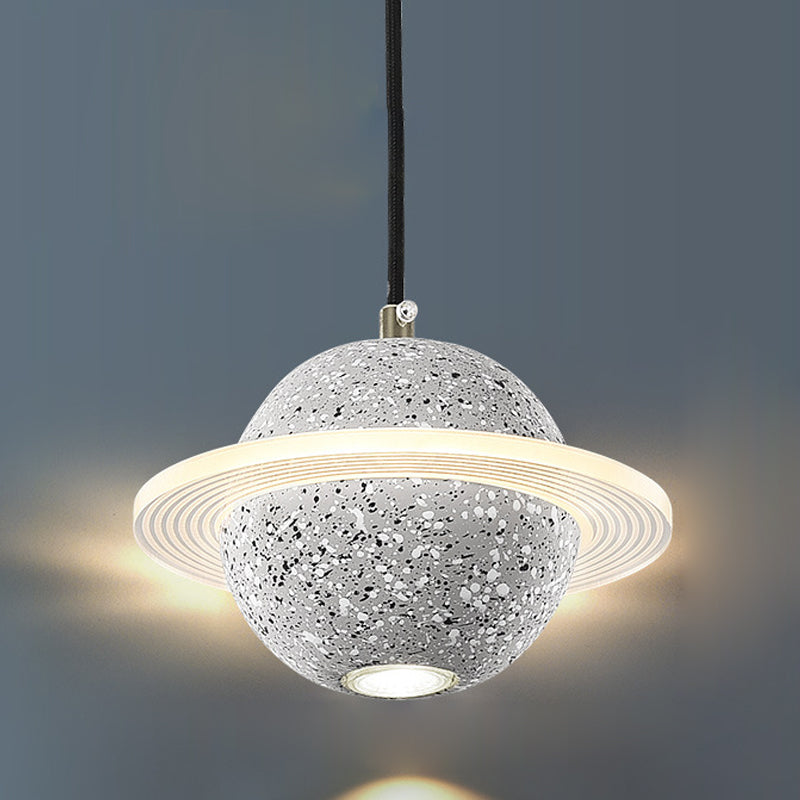 Globe zeitgenössischer Stil Hanging Lampe Acryl -Einweihlampe Lampe