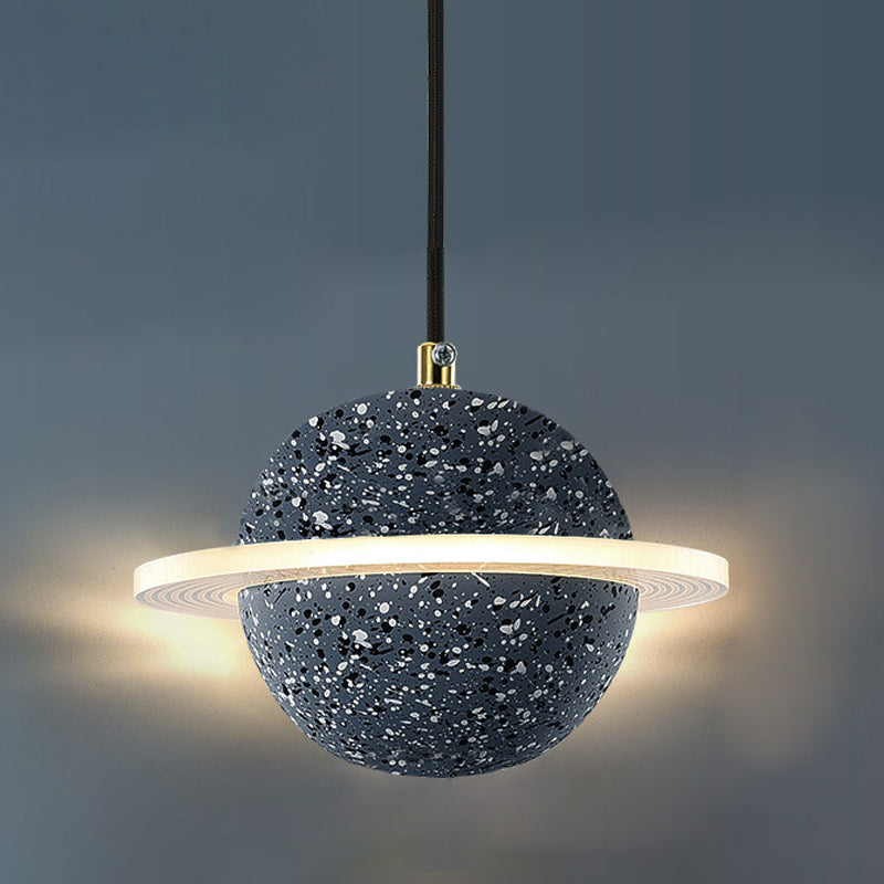 Globe zeitgenössischer Stil Hanging Lampe Acryl -Einweihlampe Lampe