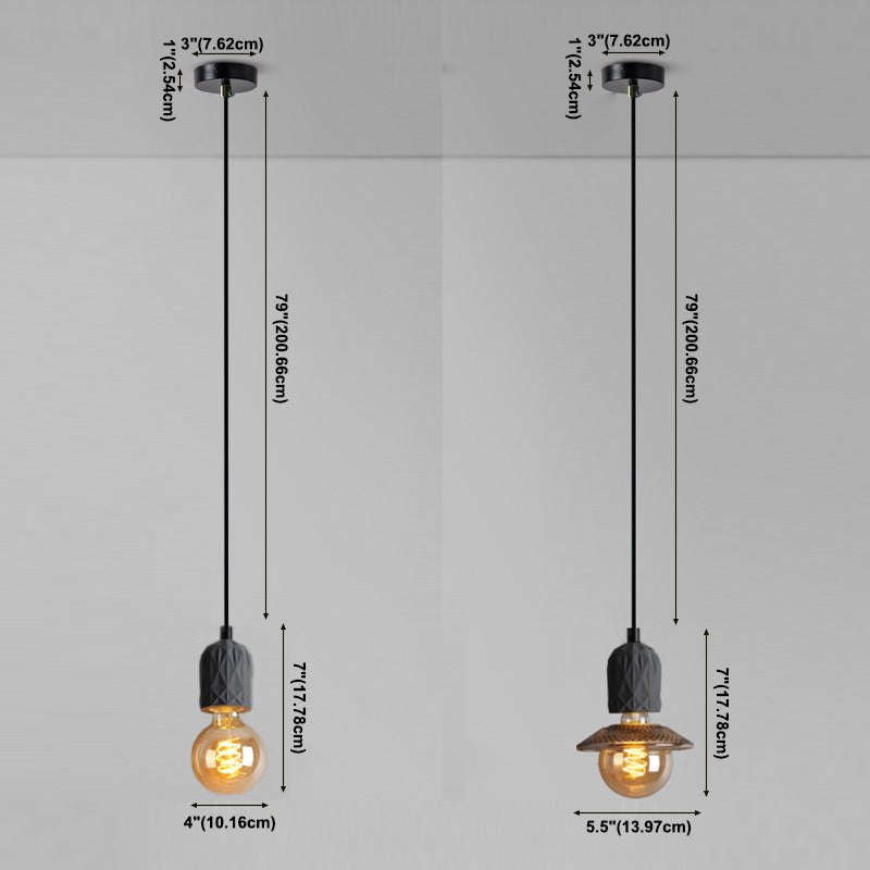 1 hoofd hanglampverlichting armaturen eenvoud ophanging hanger voor slaapkamerfoyer
