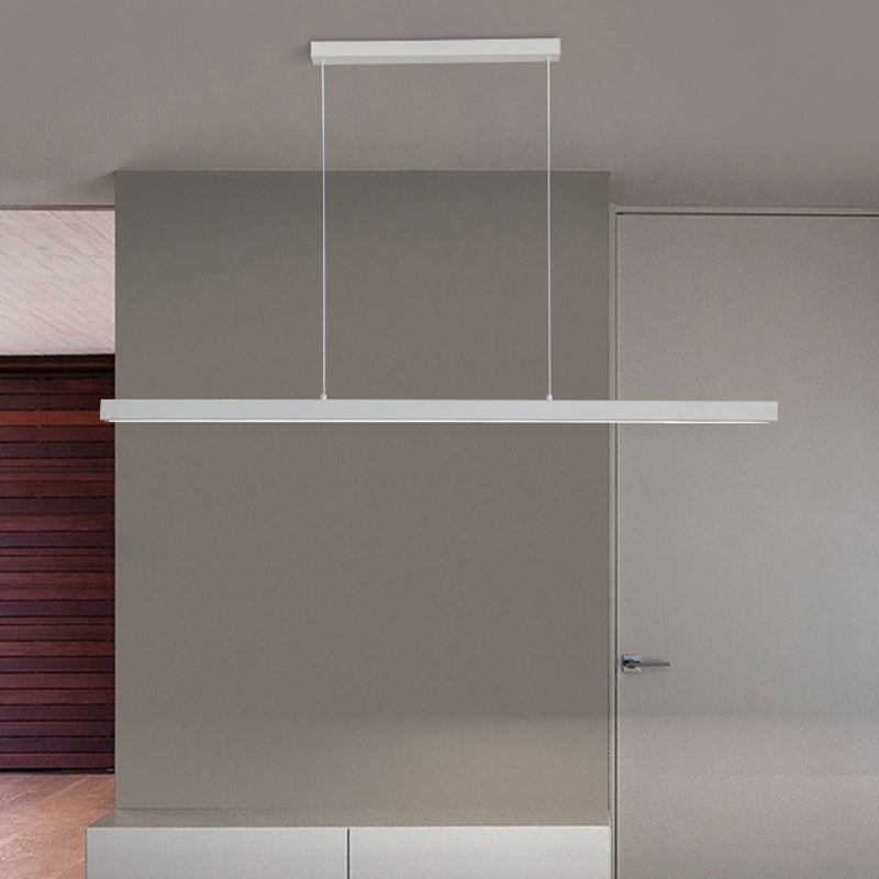 Moderne stijl eenvoudige hangende lamp led rechthoek hanglamp voor eetkamer