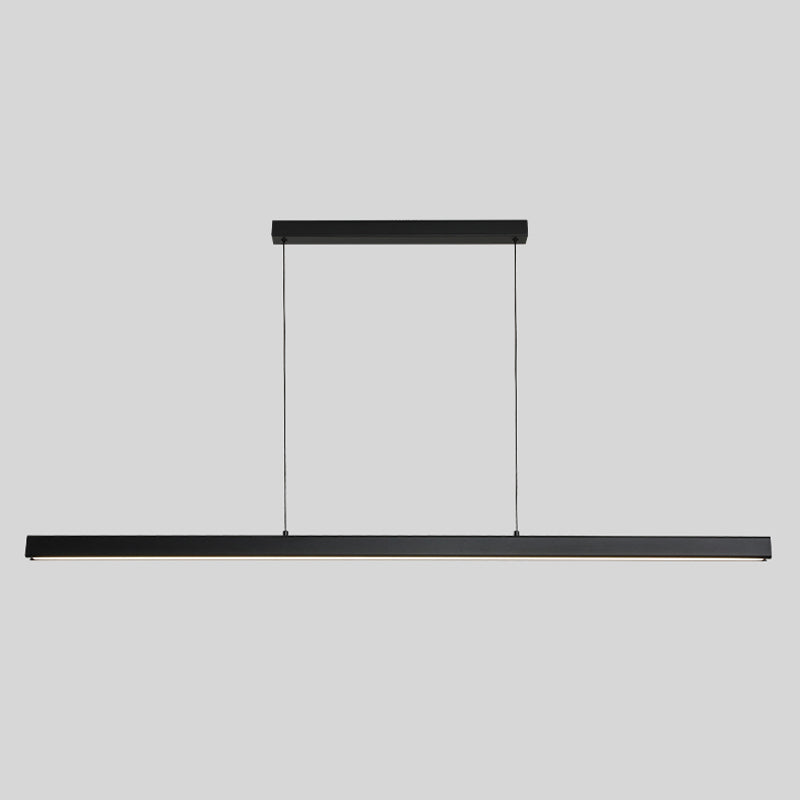 Modern Style Simple Hanging Light Fixture LED Rectangle Pendant Light for Dining Room
