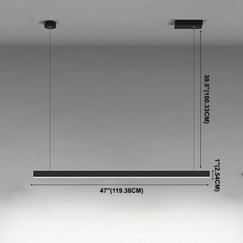 Lémière suspendue simple moderne LED DIGNAGE LED PRENDANT PRENDANT