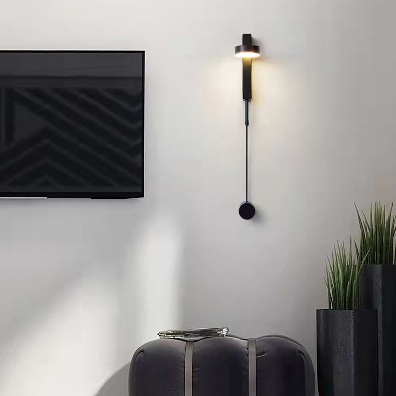 Moderne eine leichte Wandleuchte Metall Drehwandmontierte Leuchte für Bett