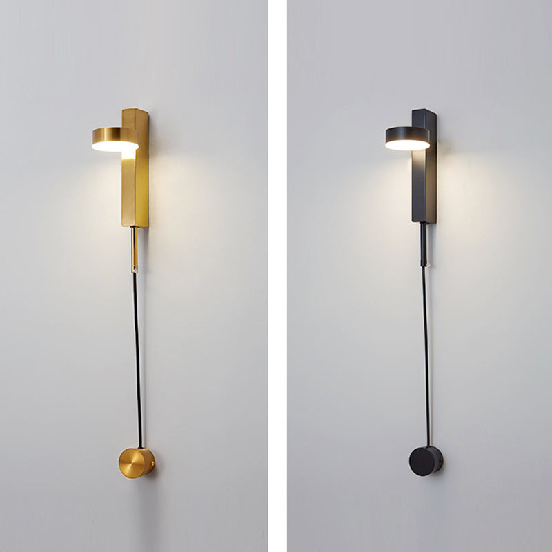 Moderne eine leichte Wandleuchte Metall Drehwandmontierte Leuchte für Bett