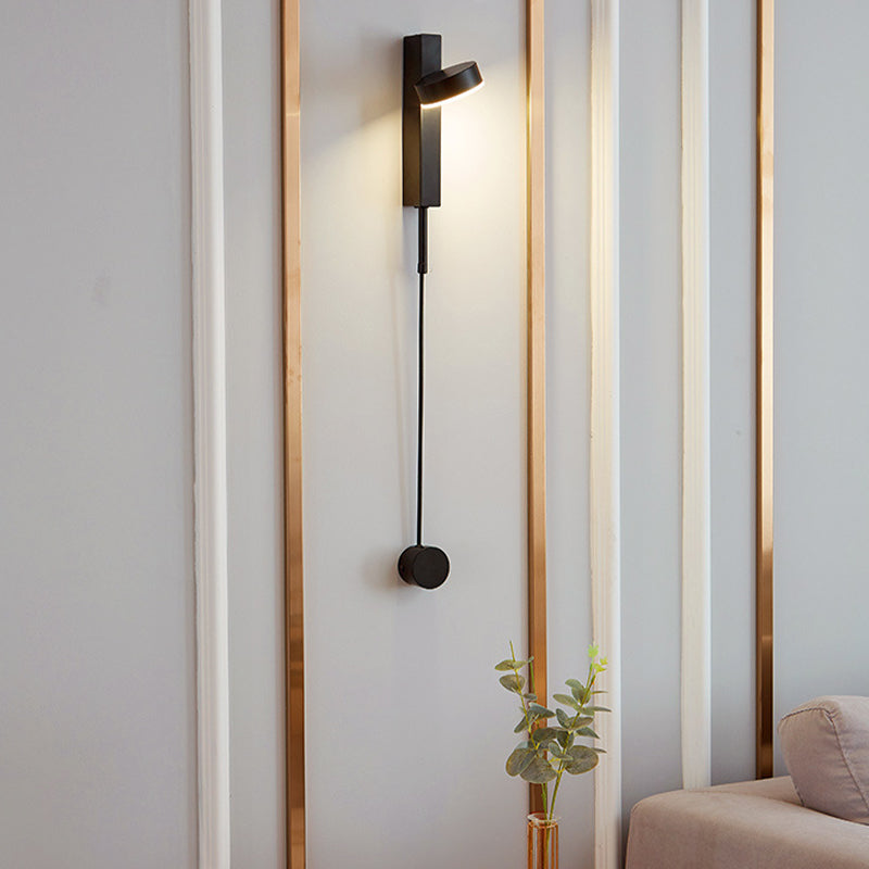 Moderne eine leichte Wandleuchte Metall Drehwandmontierte Leuchte für Bett