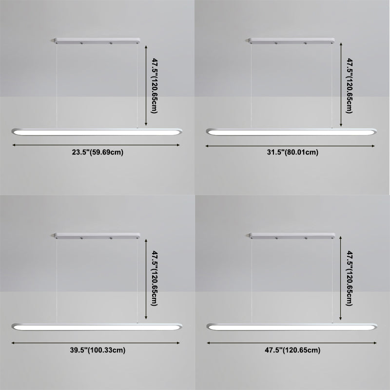 Moderne stijl eenvoudige hangende lamp led hanger lamp voor eetkamer