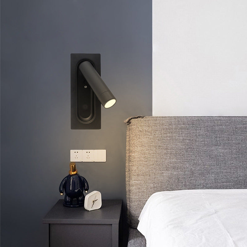 Black Metall Wandleuchte moderne Wandmontage Leuchte Leselampe für Schlafzimmer
