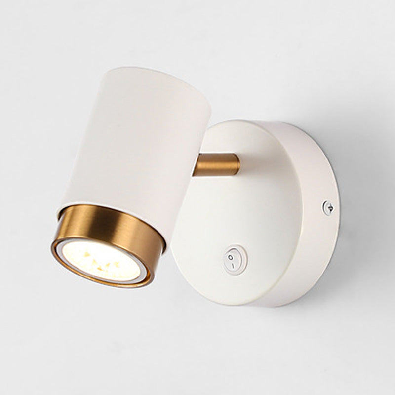 Moderne einfache Wandleuchter 1 Blub Metall Wandmontierte Leuchte für Schlafzimmer Leselampe